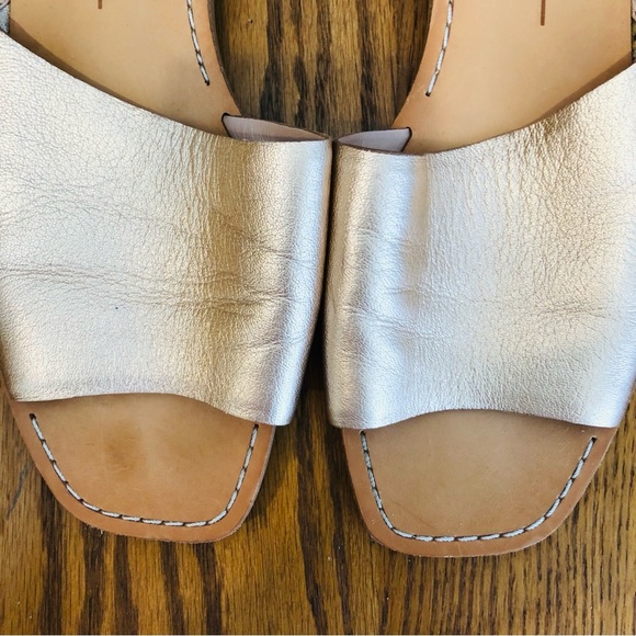 🌈 6/$60, Dolce Vita Rose Gold Sandal, Size 10 - Picture 3 of 9
